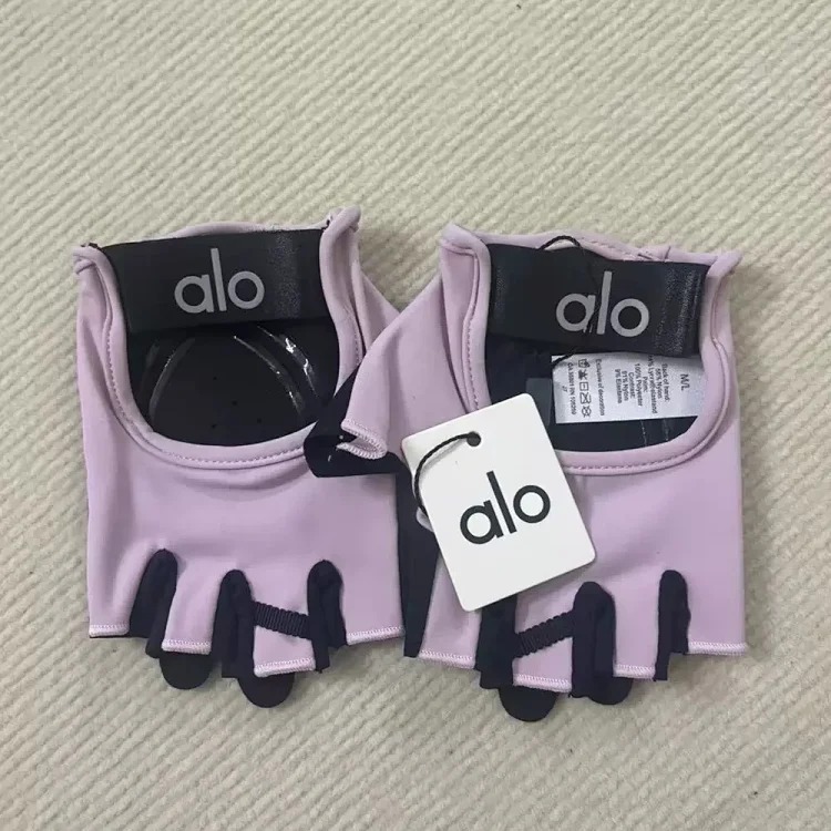 Aloyoga yoga gloves for men and women cross-border anti-slip, anti-callousing, wear-resistant and breathable fitness half-finger gloves for cycling hands