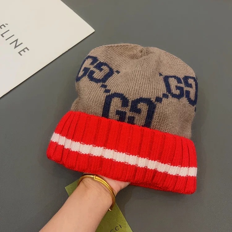 X245 new autumn and winter style wool knitted beanie from big brands - CY