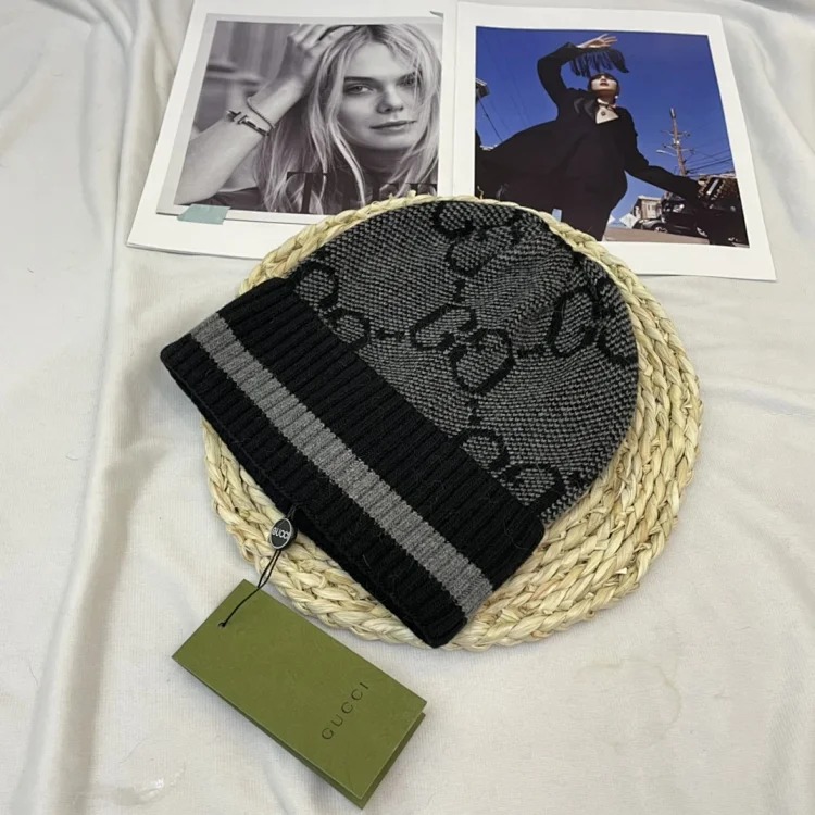 X245 new autumn and winter style wool knitted beanie from big brands - CY
