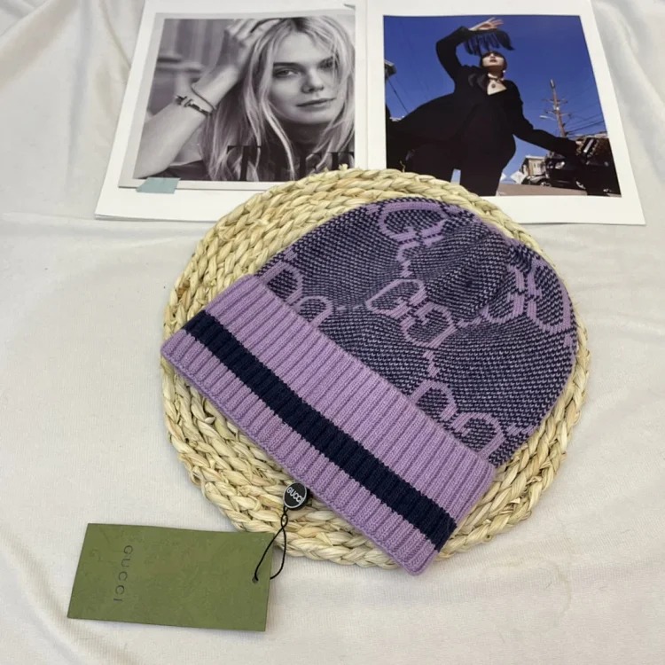 X245 new autumn and winter style wool knitted beanie from big brands - CY