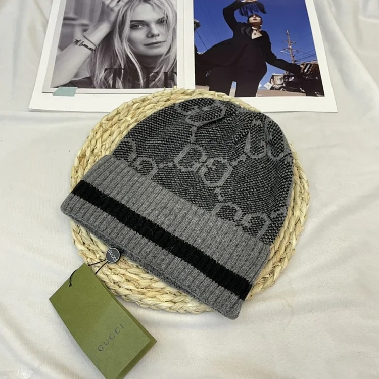 X245 new autumn and winter style wool knitted beanie from big brands - CY