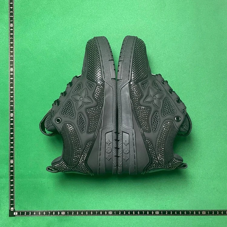 DW lace-up round toe crystal low-top sneakers G9D image 2
