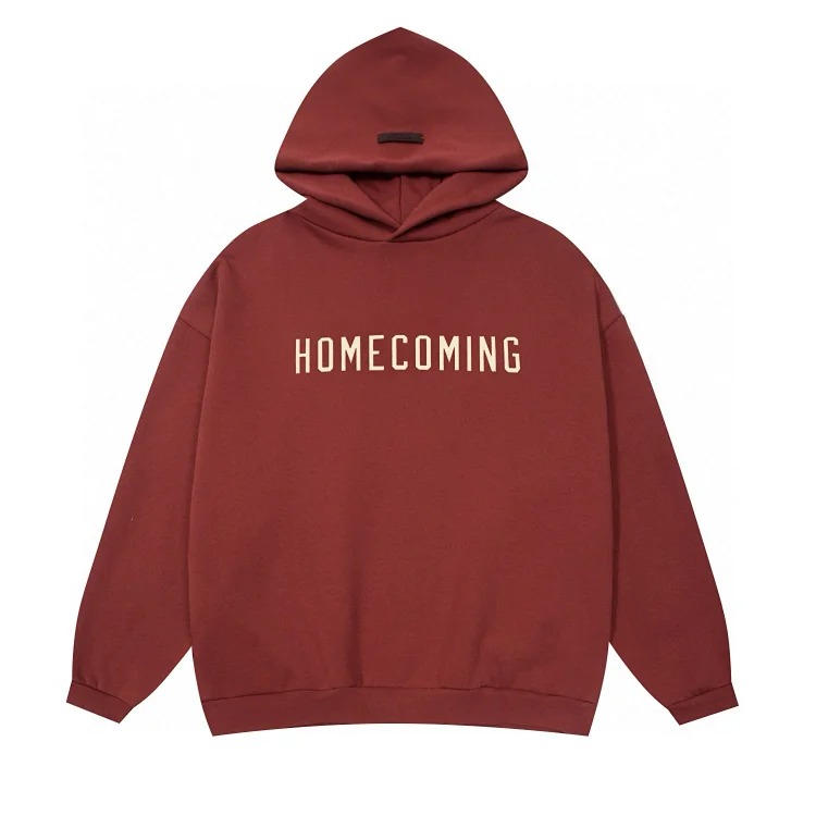 FEAR OF GOD fog HOMECOMING printed single row letter hoodie sweatshirt