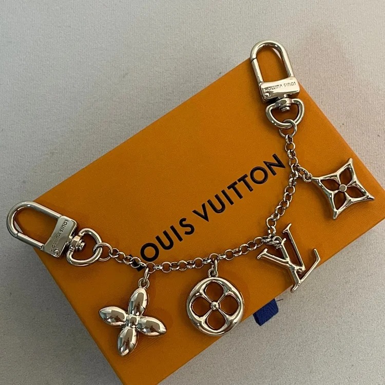 XXX-LYWD letter floral bag pendant chain keychain-3641