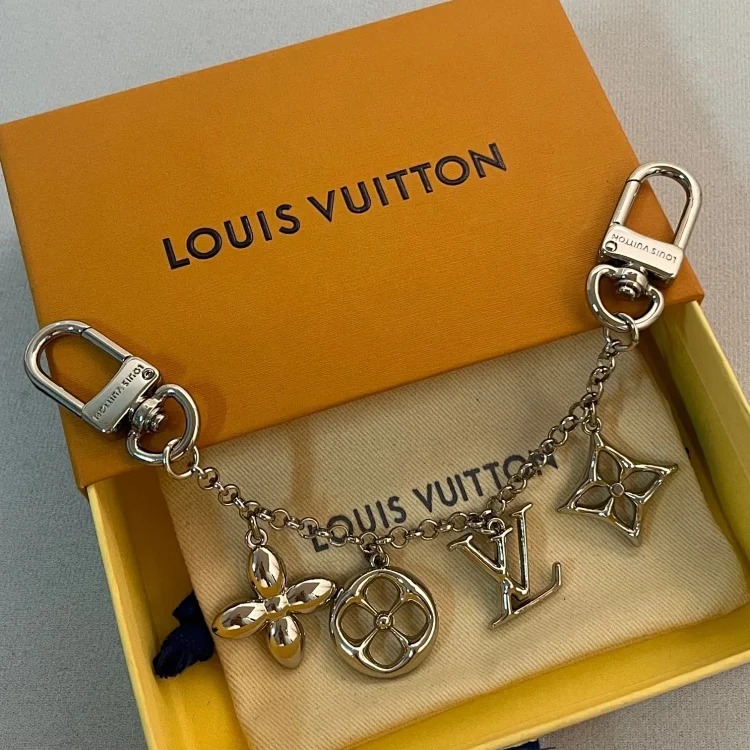 XXX-LYWD letter floral bag pendant chain keychain-3641