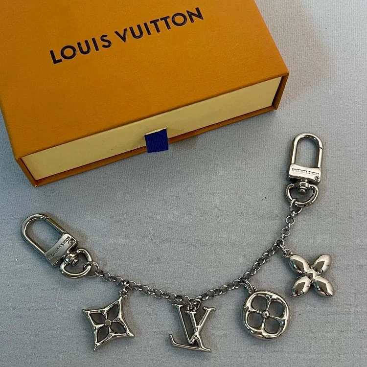 XXX-LYWD letter floral bag pendant chain keychain-3641
