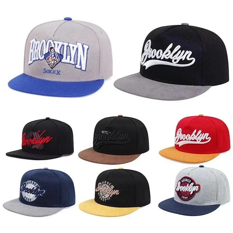 Foreign trade hip-hop letters Brooklyn style embroidered hats for men and women-1031