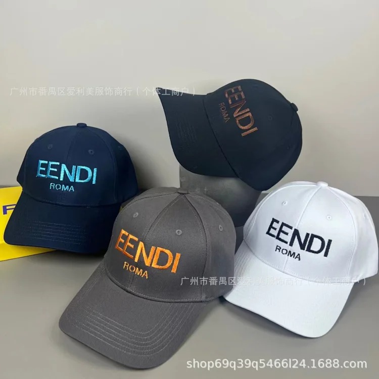 New letter embroidered baseball cap spring and autumn fashion solid color couple sun hat Korean street casual hat wholesale