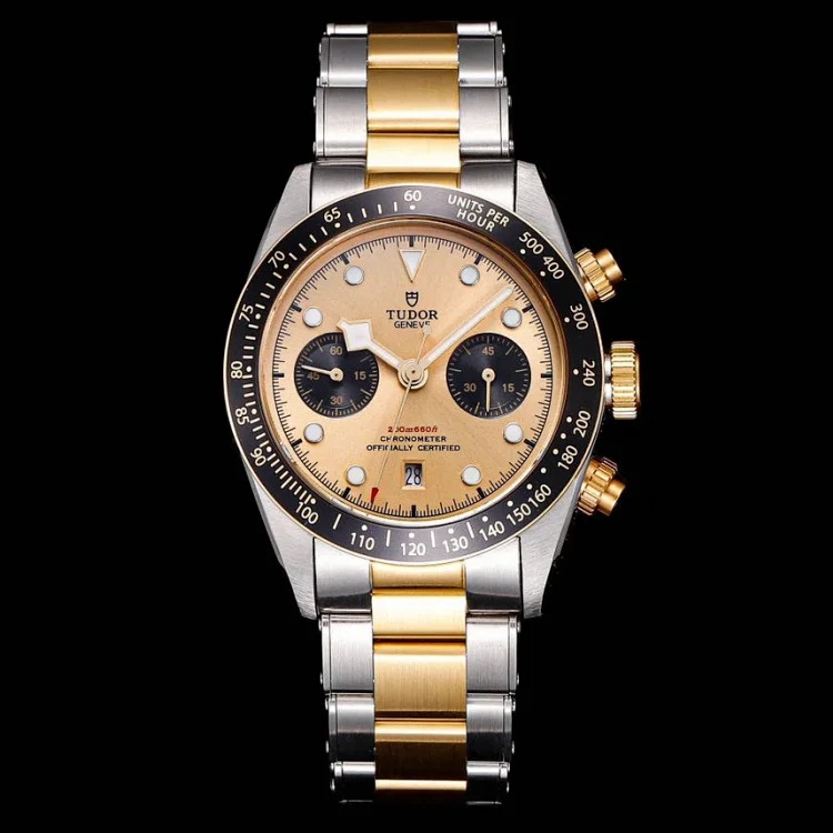 TUDOR Tudor—Black Bay Chrono stainless steel watch