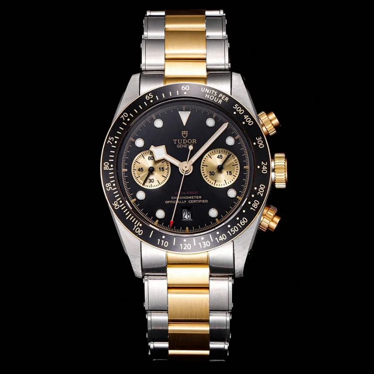 TUDOR Tudor—Black Bay Chrono stainless steel watch