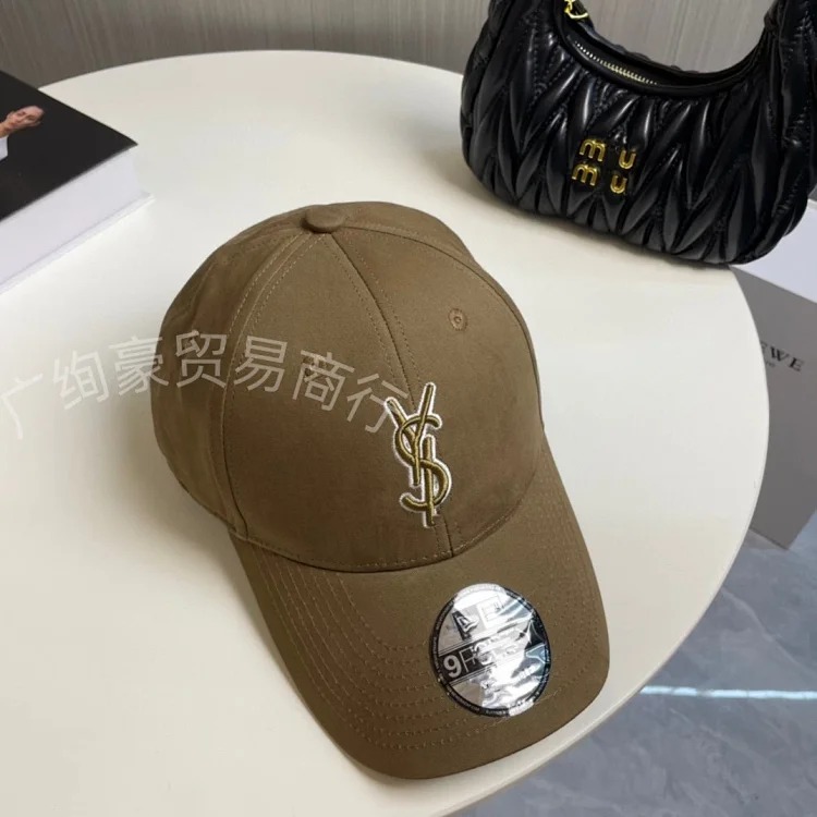 New Y family Yang Shulin baseball cap heavy craft embroidery Nazha same letter embroidered duck cap for men and women couples