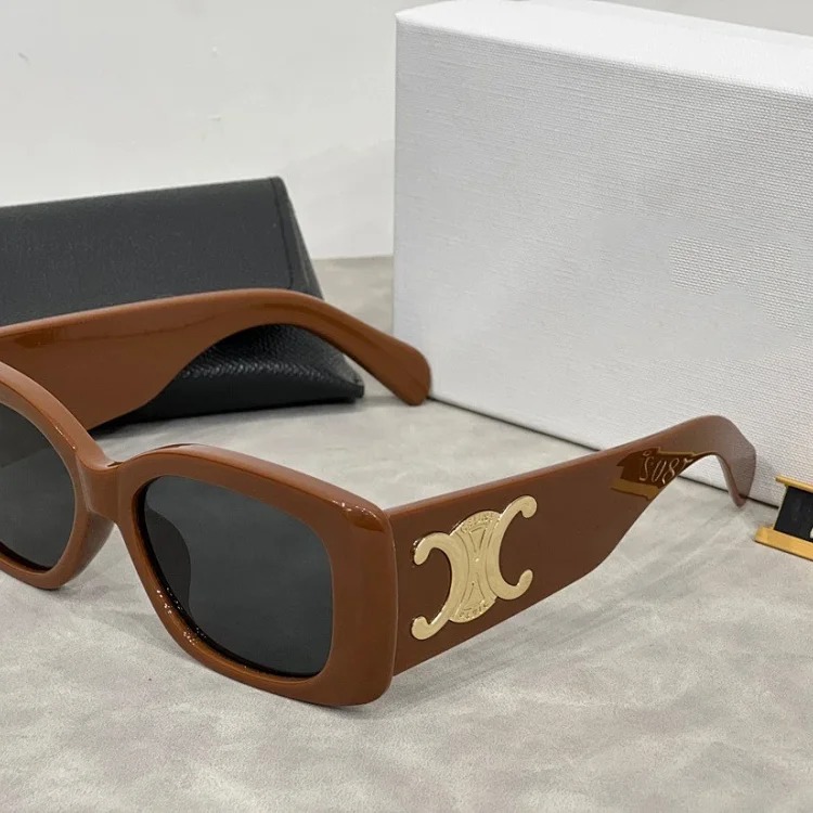 Square wide-legged sunglasses for women, retro sunglasses, fashionable and versatile glasses-CY