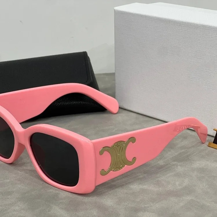 Square wide-legged sunglasses for women, retro sunglasses, fashionable and versatile glasses-CY