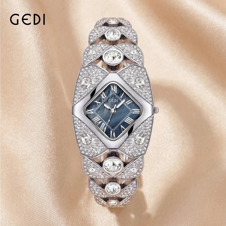 Goldie brand diamond-encrusted light luxury niche bracelet-style quartz watch watch manufacturer direct sales best-selling quartz watch cross-border
