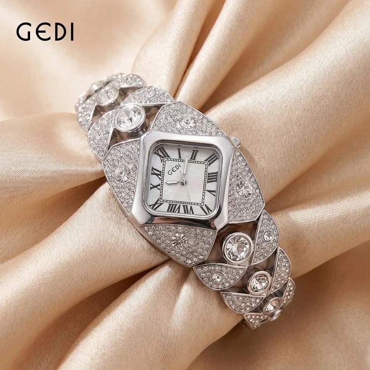 Goldie brand diamond-encrusted light luxury niche bracelet-style quartz watch watch manufacturer direct sales best-selling quartz watch cross-border