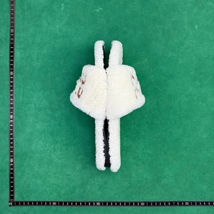 (Customized models ship in 3-7 days) TT2 shearling stitching detail flip-flops image 2