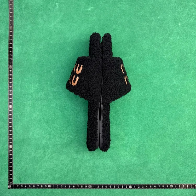 (Customized models ship in 3-7 days) TT2 shearling stitching detail flip-flops image 4