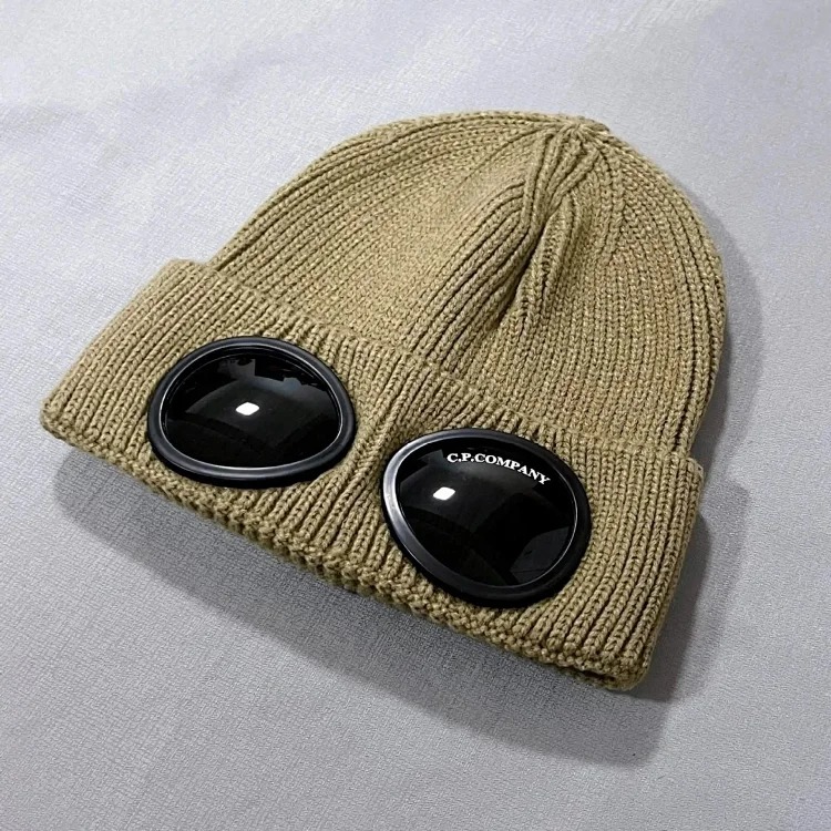 C.P. Company New CP pilot autumn and winter knitted hats for men and women, Korean style couple woolen hats, knitted hats
