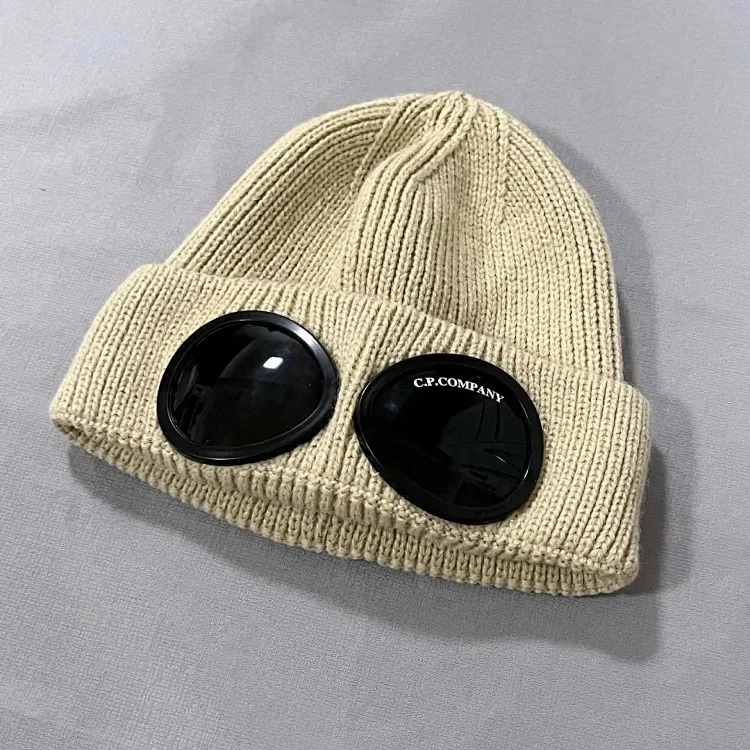 C.P. Company New CP pilot autumn and winter knitted hats for men and women, Korean style couple woolen hats, knitted hats