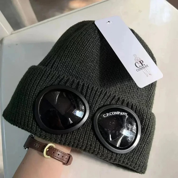 C.P. Company New CP pilot autumn and winter knitted hats for men and women, Korean style couple woolen hats, knitted hats