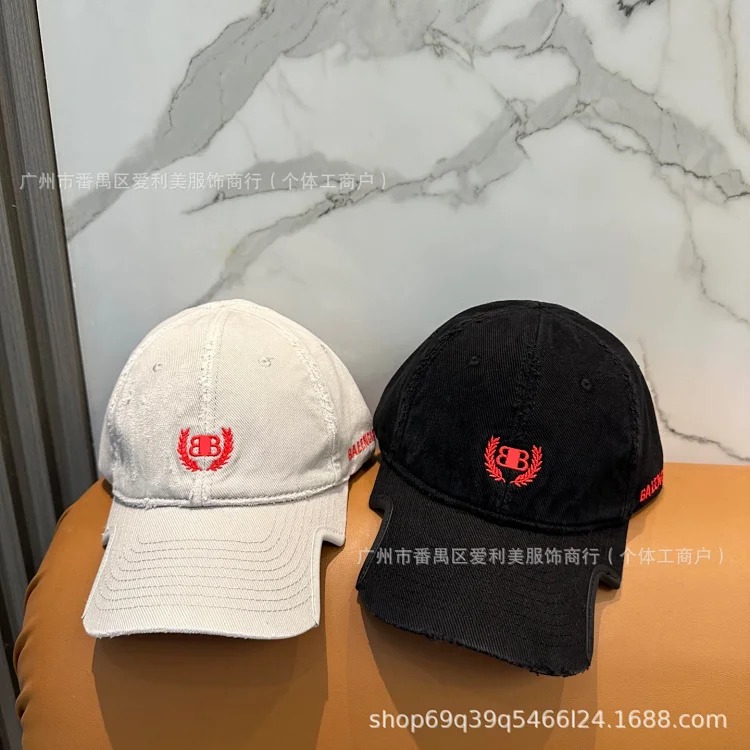 Women's baseball cap, duck tongue sun hat, hard top, men's big head hat, wide brim, face-promoting small hat, wholesale, face-promoting