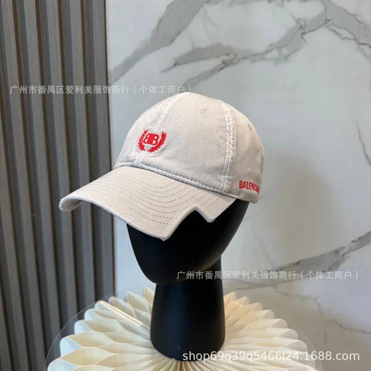 Women's baseball cap, duck tongue sun hat, hard top, men's big head hat, wide brim, face-promoting small hat, wholesale, face-promoting image 4