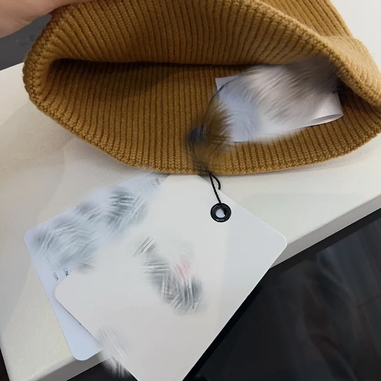Warm color ins hat street personalized patch wool hat for men and women trendy couple autumn and winter warm knitted cold hat for women
