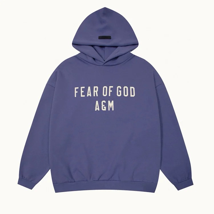 FEAR OF GOD fog hoodie printed letter sweatshirt