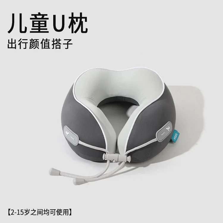 Memory foam U-shaped pillow, office nap neck pillow, ice silk neck pillow, travel portable, stowable airplane neck pillow