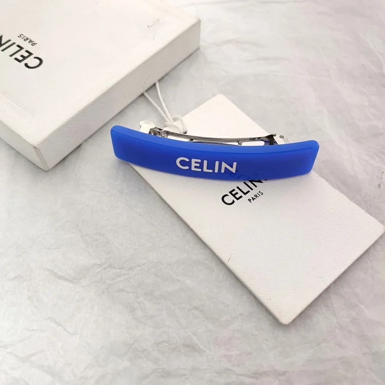 Celine French multi-color acrylic spring hairpin light luxury sweet cool Arc de Triomphe hairpin medieval cute internet celebrity female hairpin