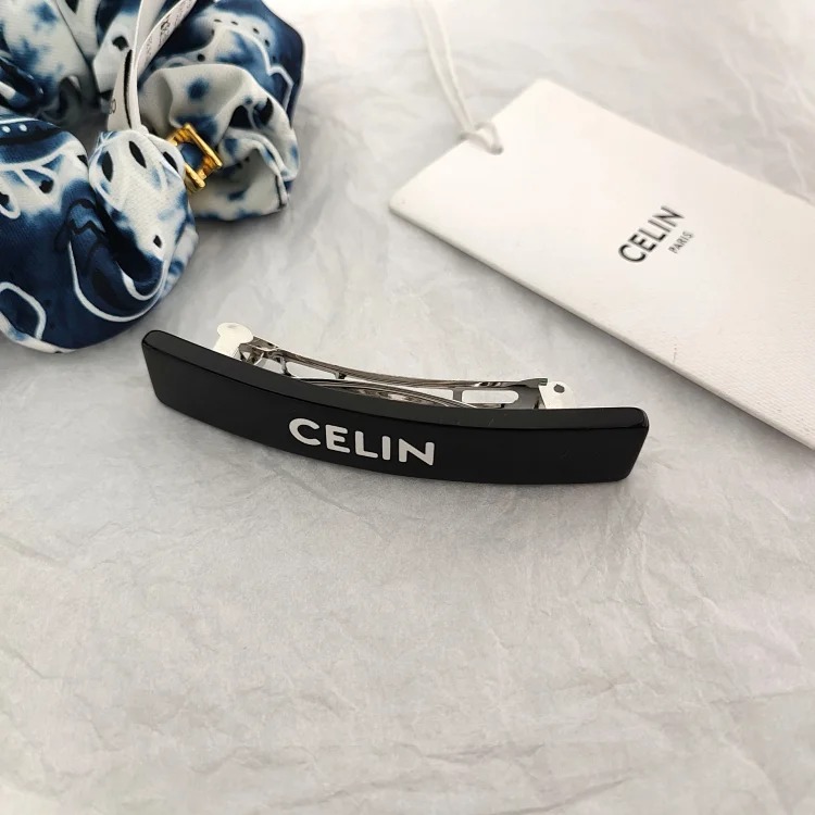 Celine French multi-color acrylic spring hairpin light luxury sweet cool Arc de Triomphe hairpin medieval cute internet celebrity female hairpin