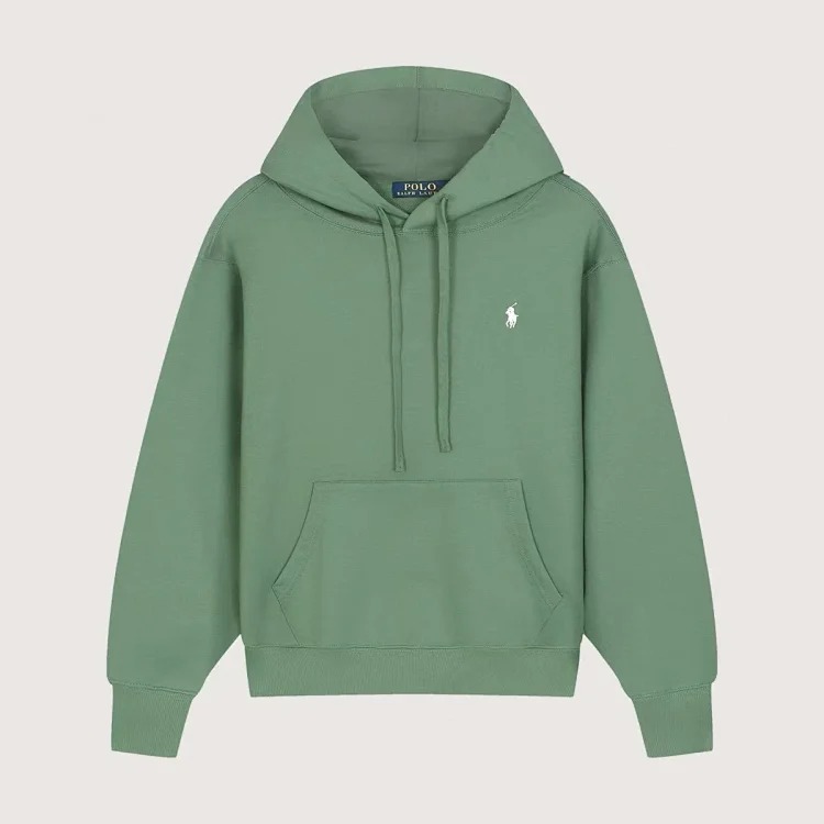 SS25 Logo embroidered cotton hooded long-sleeved sweatshirt for men