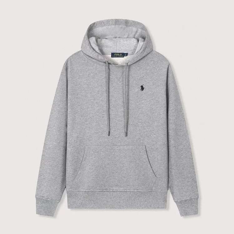 SS25 Logo embroidered cotton hooded long-sleeved sweatshirt for men