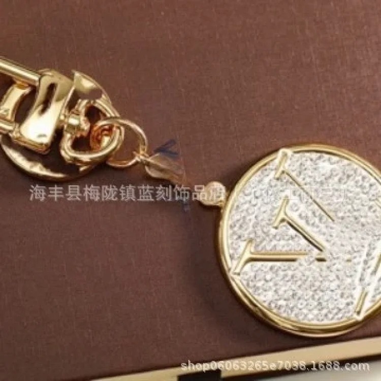 Cross-border versatile simple commuting personalized floral leather braided rope bag hanging keychain box car bag keychain