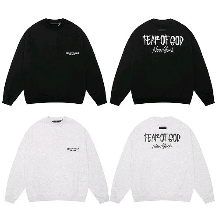 Fear of God Essentials FOG New York graffiti lettering crew neck sweatshirt
