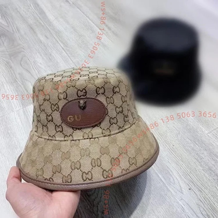 HX12-Classic letter bucket hat baseball cap image 5