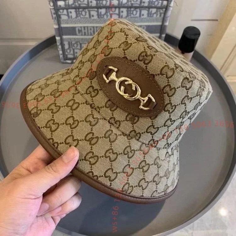 HX12-Classic letter bucket hat baseball cap image 6