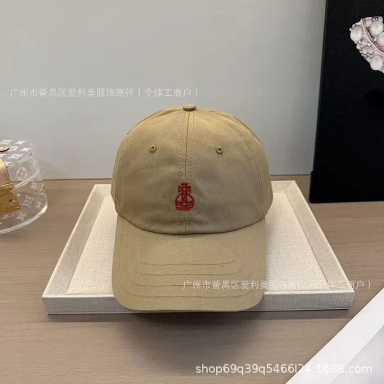 Retro embroidered duck cap light American commuter women's washed popular graphics Korean summer baseball cap wholesale