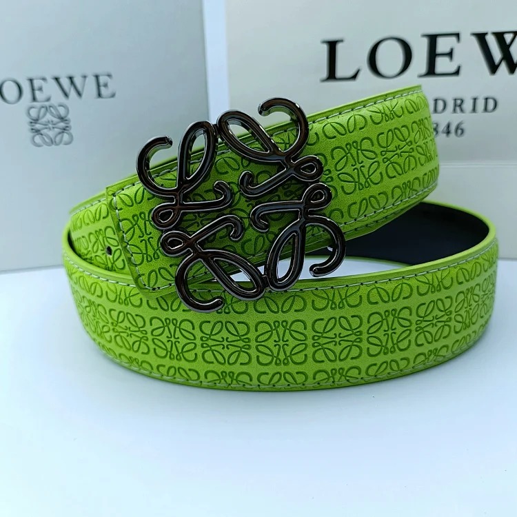 New Lowe Belt Fashionable Genuine Leather Double-Sided Simple