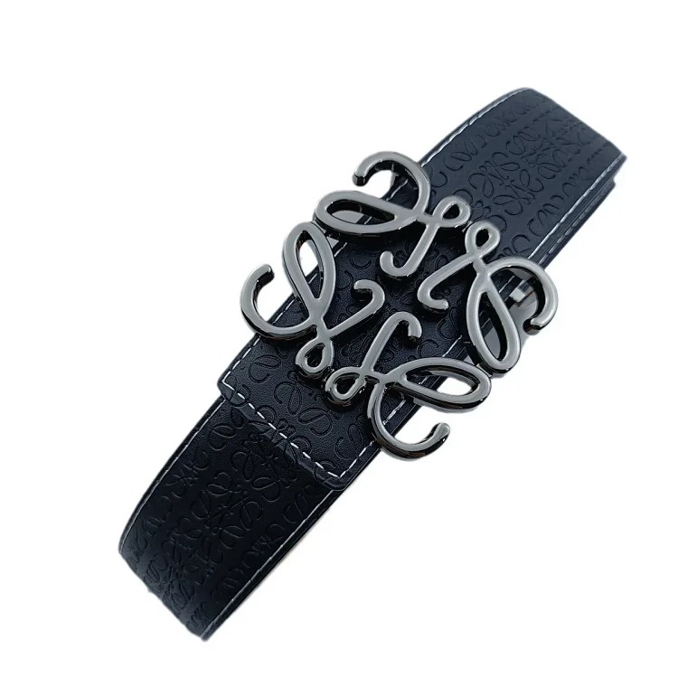New Lowe Belt Fashionable Genuine Leather Double-Sided Simple
