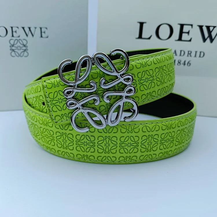 New Lowe Belt Fashionable Genuine Leather Double-Sided Simple
