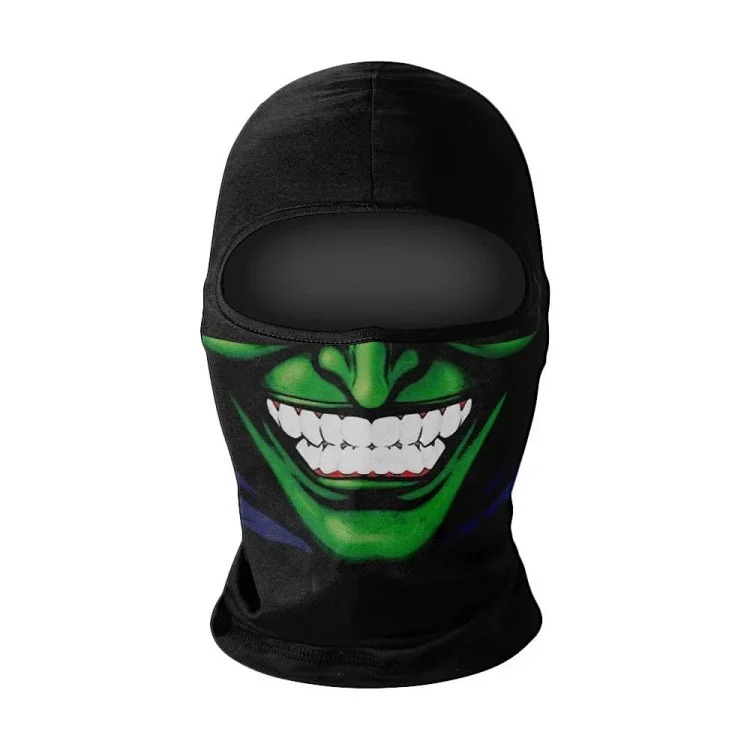 Headgear motorcycle sun protection motorcycle ice silk windproof skull mask for men and women breathable and sweat-wicking full face neck scarf hood