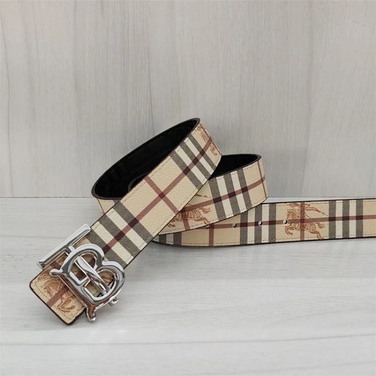 Br classic men's and women's belt double-sided embossed