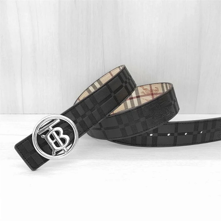 Br classic men's and women's belt double-sided embossed