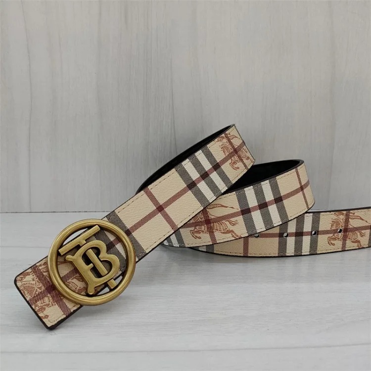 Br classic men's and women's belt double-sided embossed