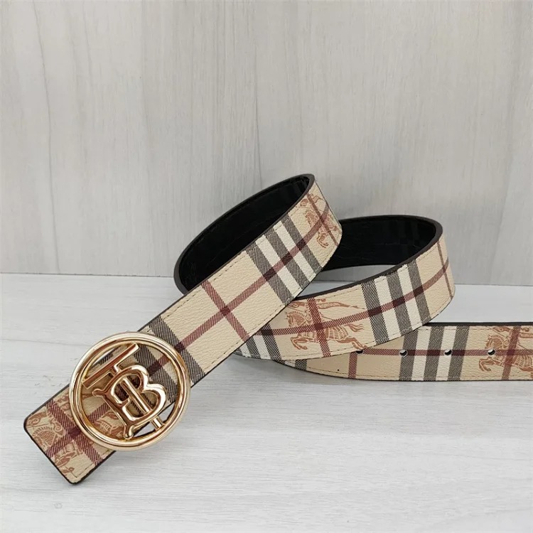 Br classic men's and women's belt double-sided embossed