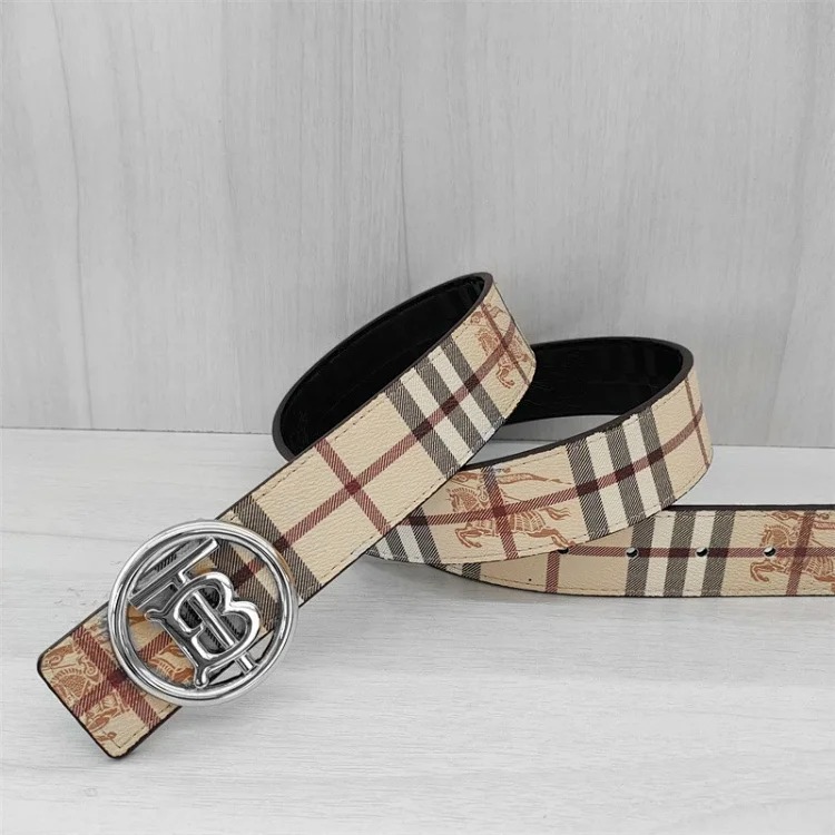 Br classic men's and women's belt double-sided embossed