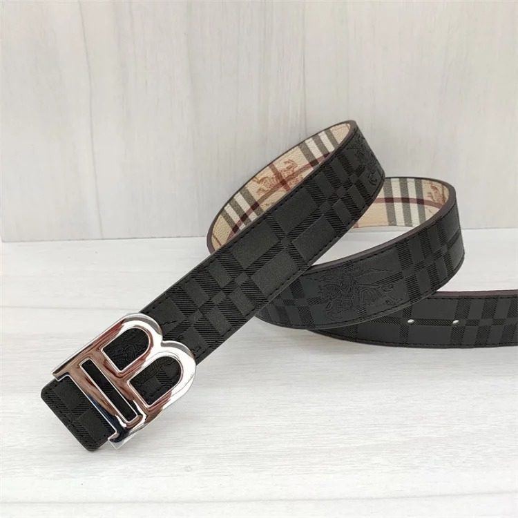 Br classic men's and women's belt double-sided embossed