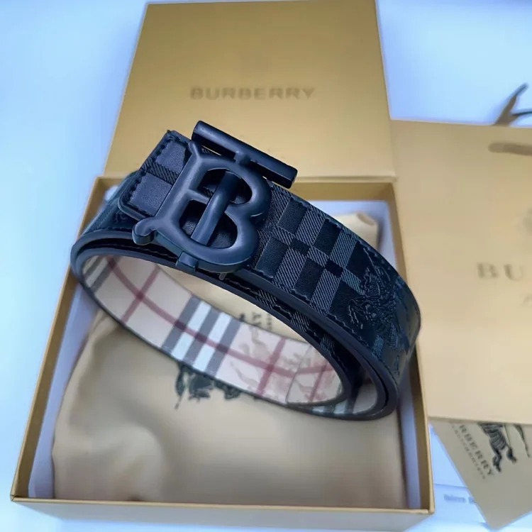 Br classic men's and women's belt double-sided embossed