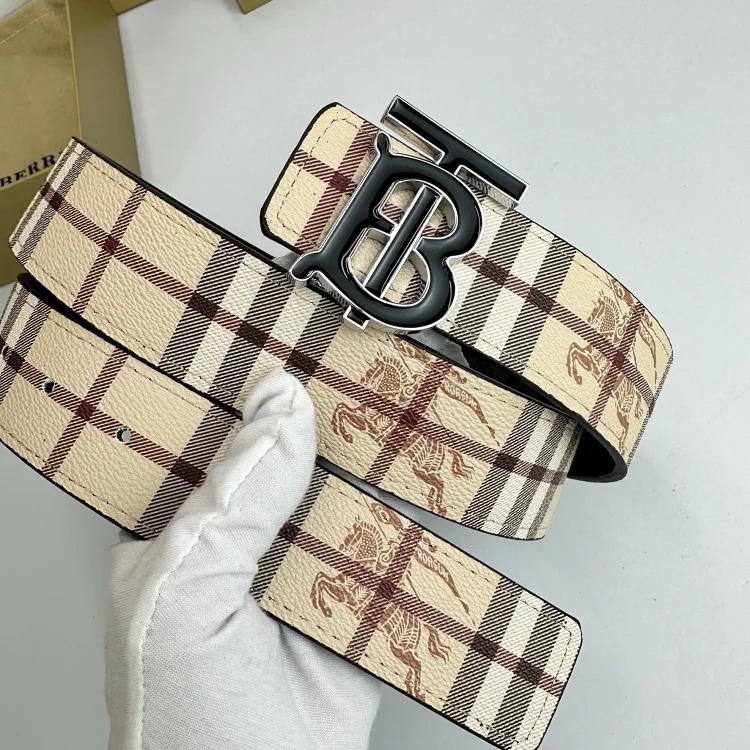 Br classic men's and women's belt double-sided embossed